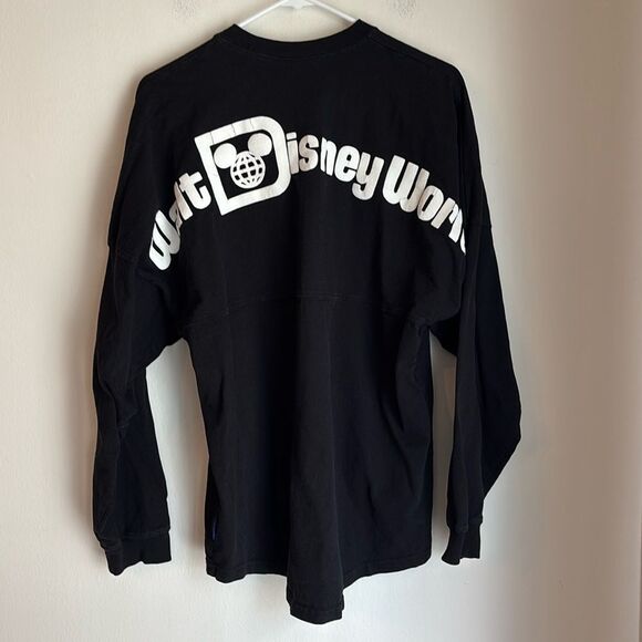 Disney Parks Spirit Jersey long sleeve Women’s Unisex Men’s Black t-shirt Small - Picture 5 of 8